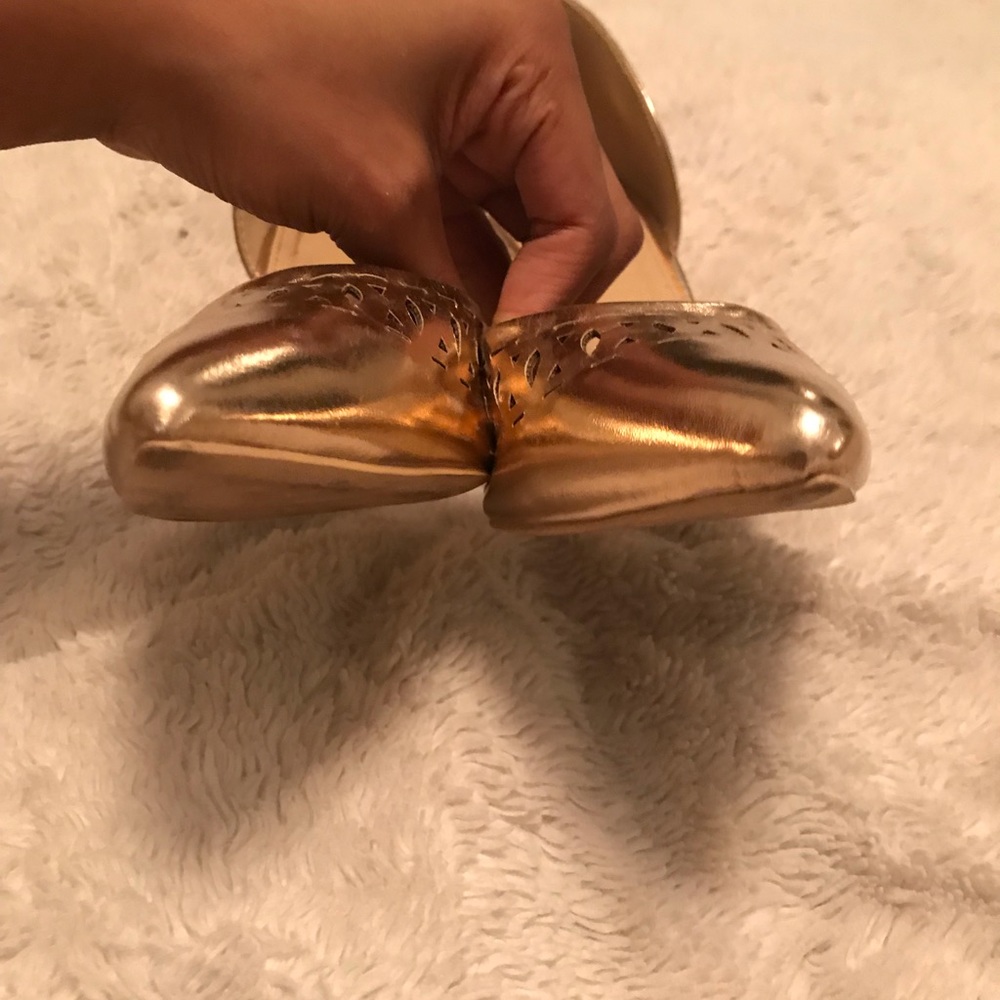 Rose gold heels